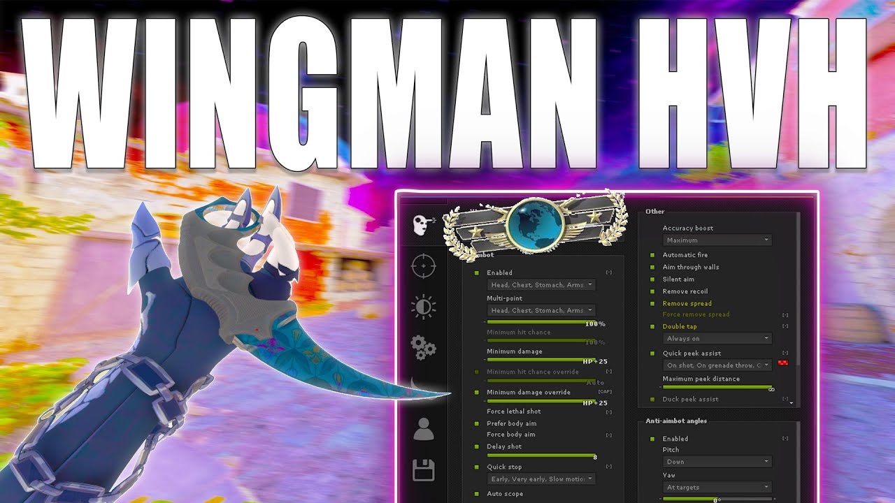 #CS2 wingman hvh ft. gamesense.pub/skeet.cc
