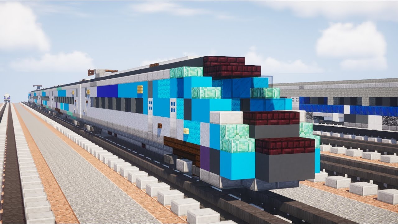 Minecraft British Rail Class 802  TransPennine Express Train Tutorial