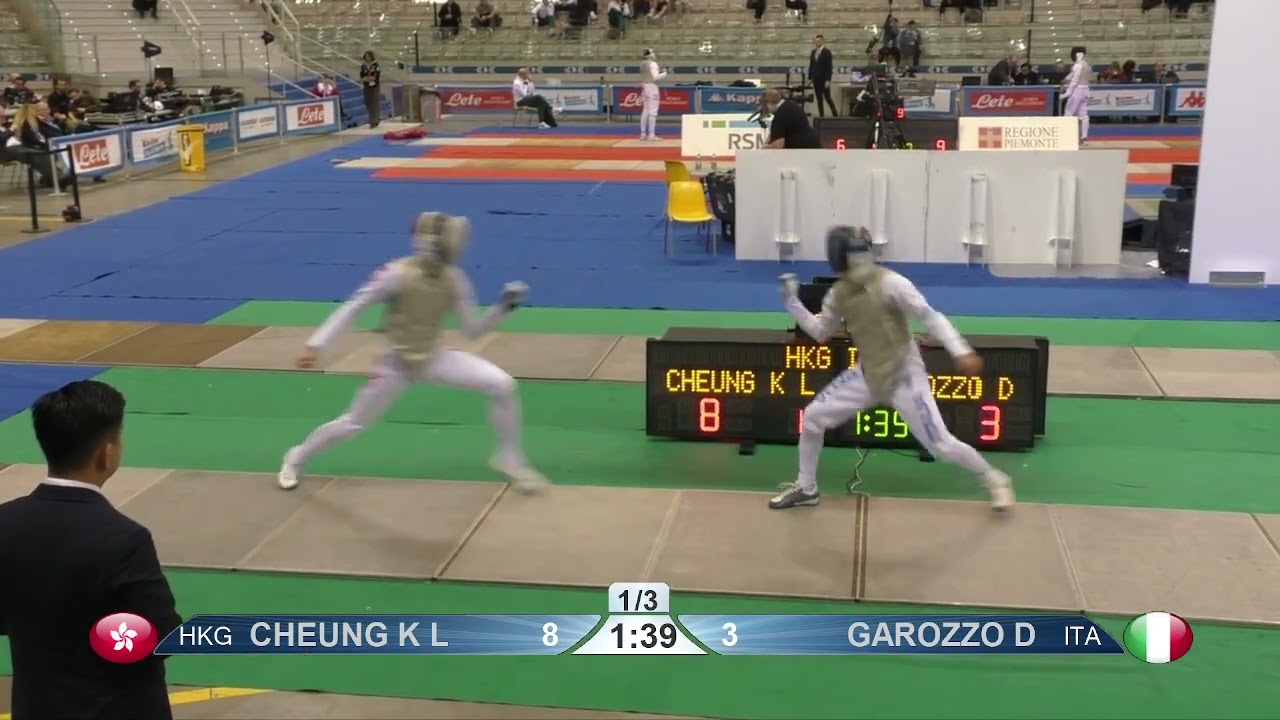 2024 134 T16 06 M F Individual Torino ITA GP GREEN GAROZZO ITA vs CHEUNG HKG
