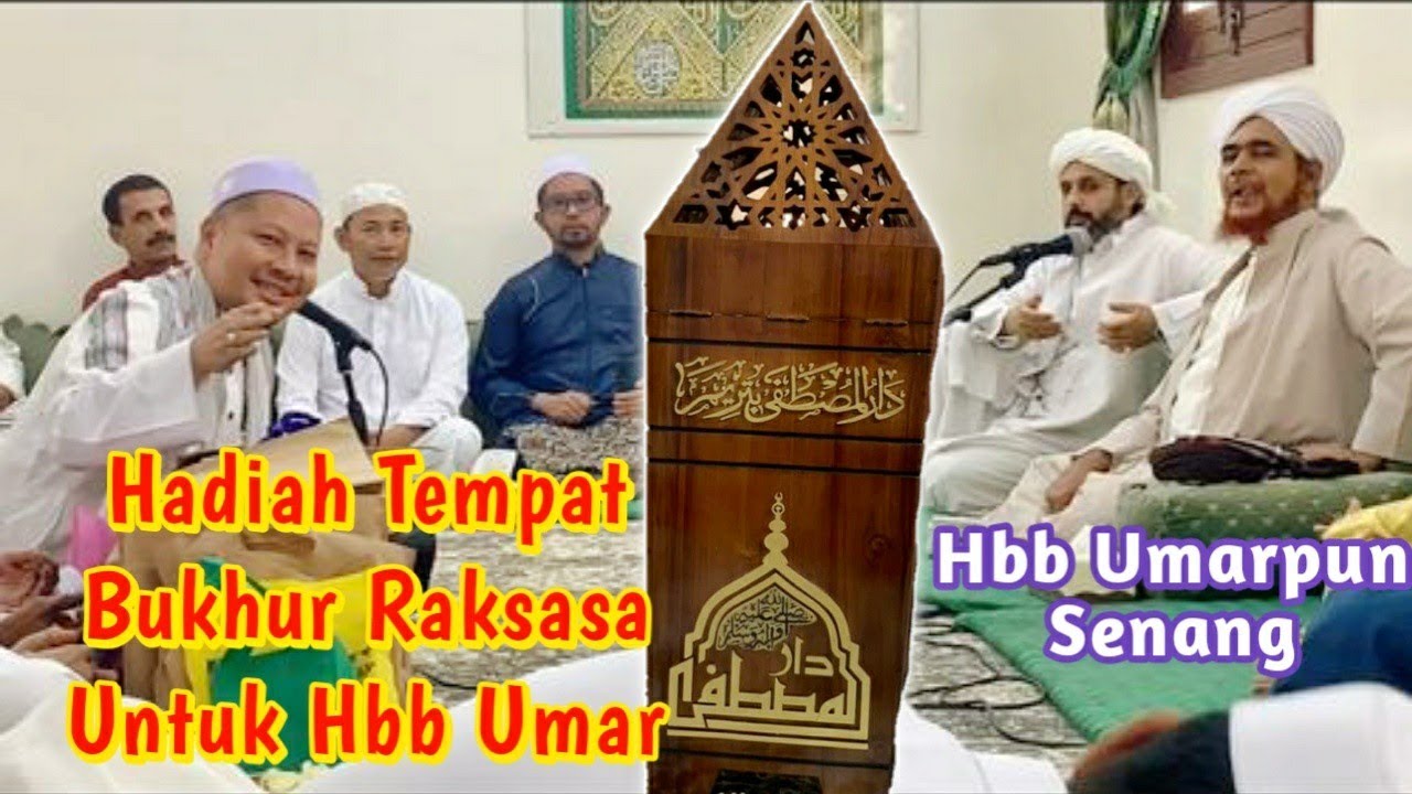 Hadiah Tempat bukhur BESAR Untuk Hbb Umar | Kunjungan Abah Guru Syairazi ke Rumah Hbb Umar