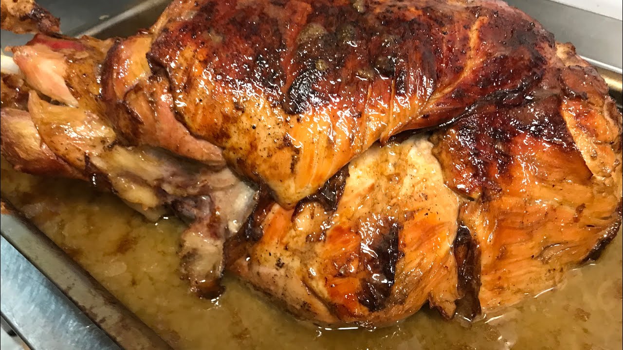 Jamón asado al horno