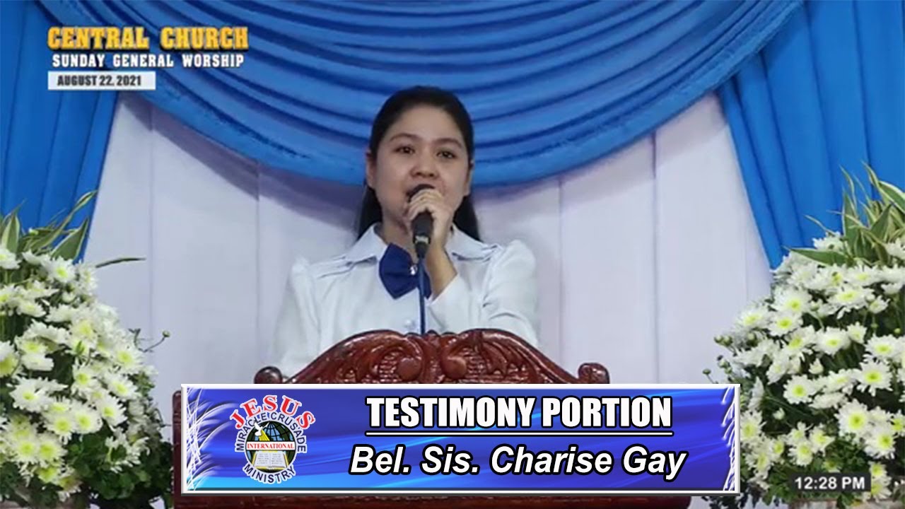 JMCIM | Testimony Portion | Bel. Sis. Charise Gay | August 22, 2021