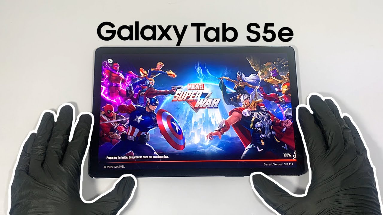 Samsung Galaxy Tab S5e Unboxing and Setup | Marvel Super War Gameplay