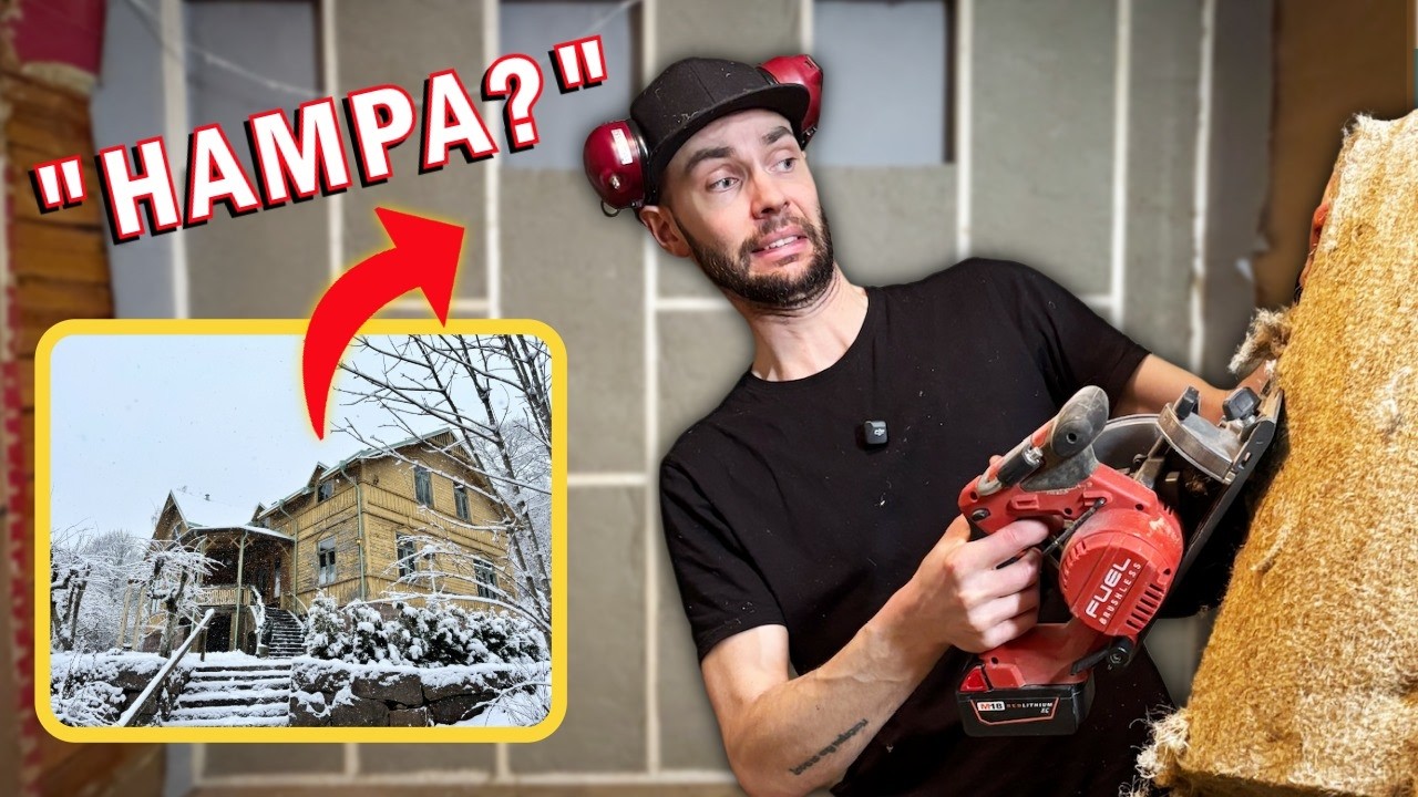 bygger vägg och får oväntat besök… (ep.34) | Från Ruckel Till Hem!