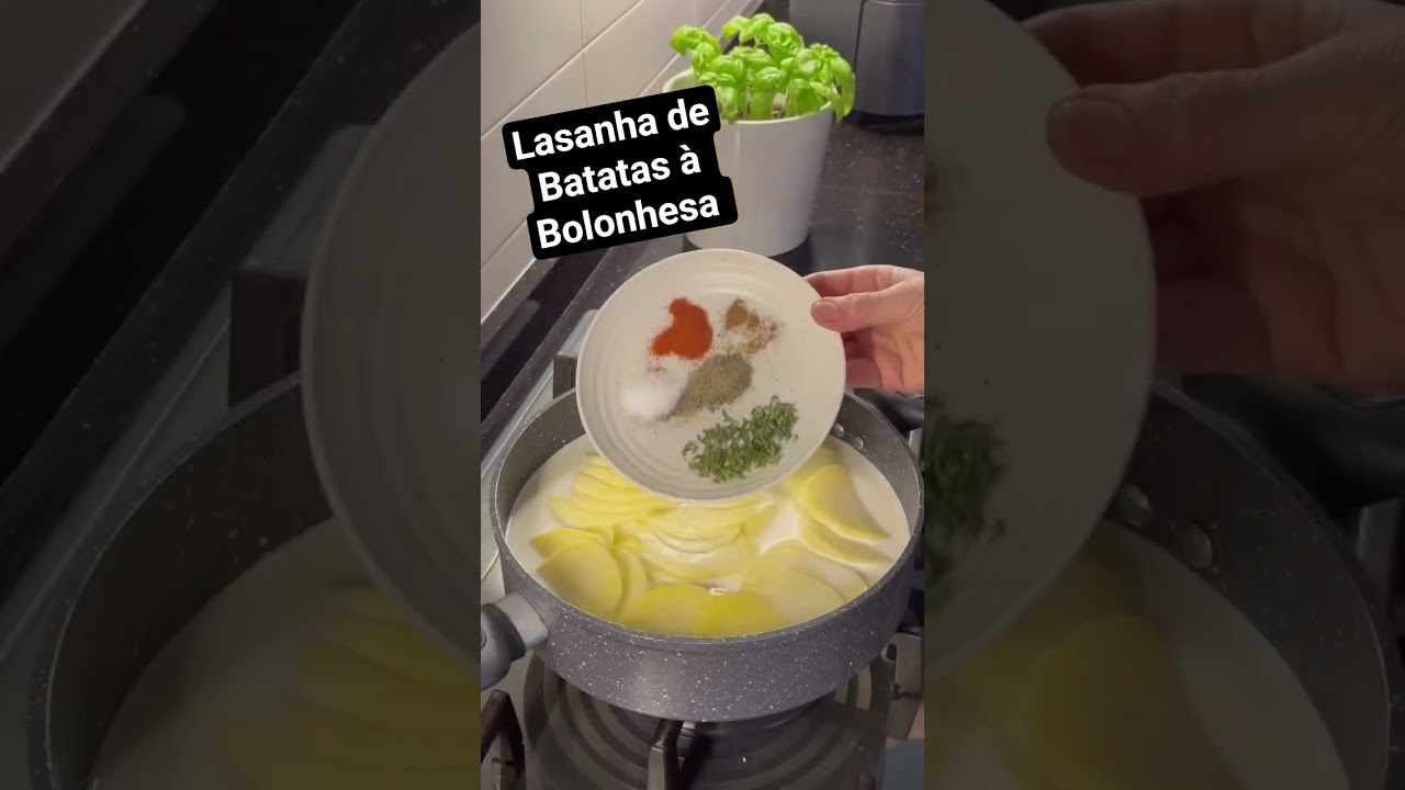 Lasanha de batatas à Bolonhesa 