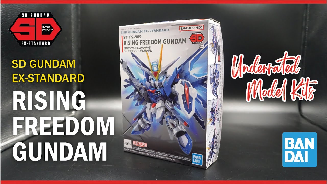 SD Gundam Ex-Standard - Rising Freedom Gundam build & size comparison. Underrated Model Kit!