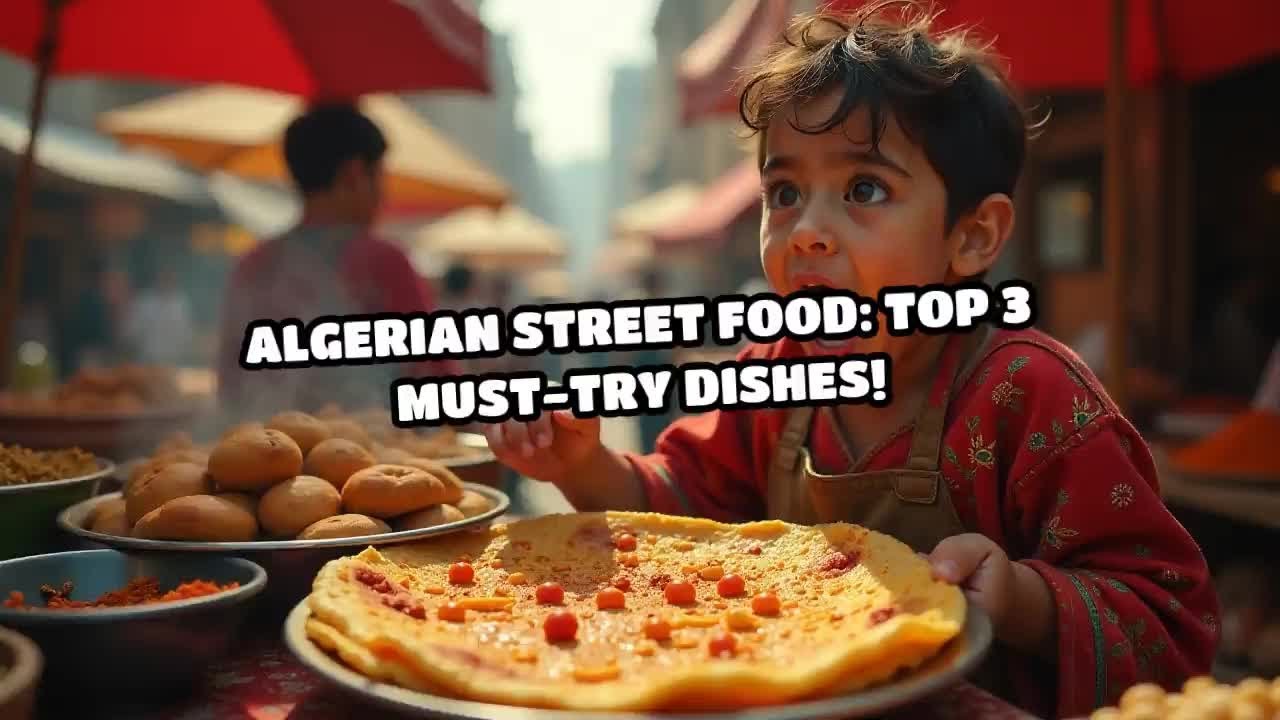 Algerian Street Food: Top 3 Must-Try Dishes!