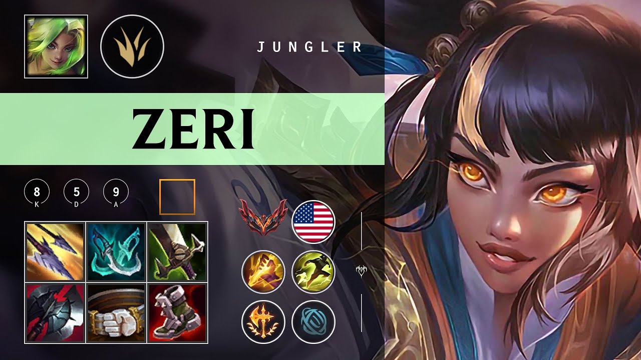 Zeri Jungle vs Taliyah - NA Grandmaster Patch 26.02