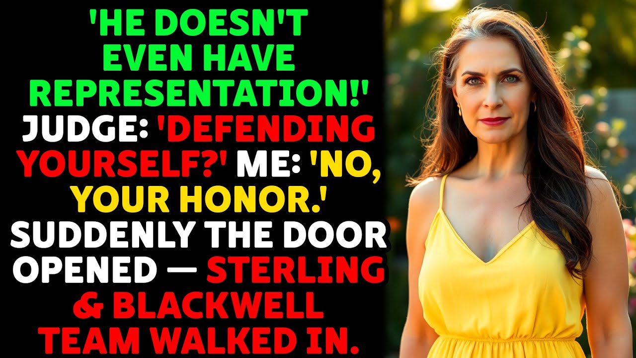 'He Doesn't Even Have Representation!' Judge: 'Defending Yourself?' Me: 'No, Your Honor' Drama Story