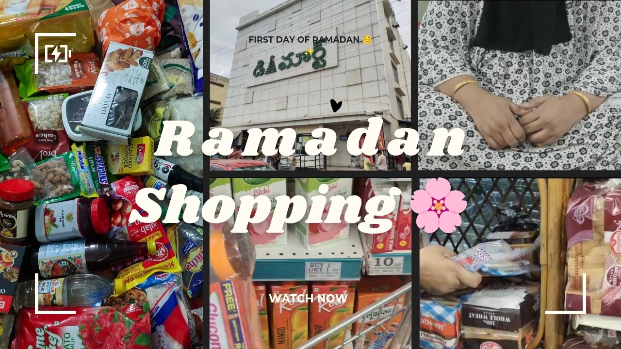 Ramadan Shopping Vlog 2026 | First Day Ramadan Grocery Haul | Ramadan Kareem 🌙✨