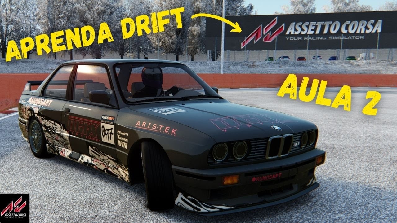 COMO FAZER DRIFT AULA #2  INICIO DO ZERINHO (ASSETTO CORSA/VIDA REAL)