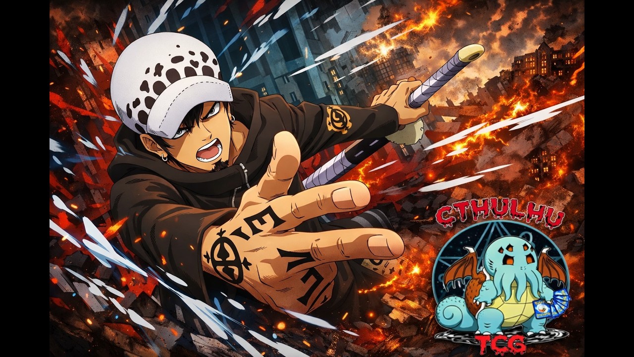 DECK REVIEW -TRAFALGAR LAW 🔴- cthulhu tcg