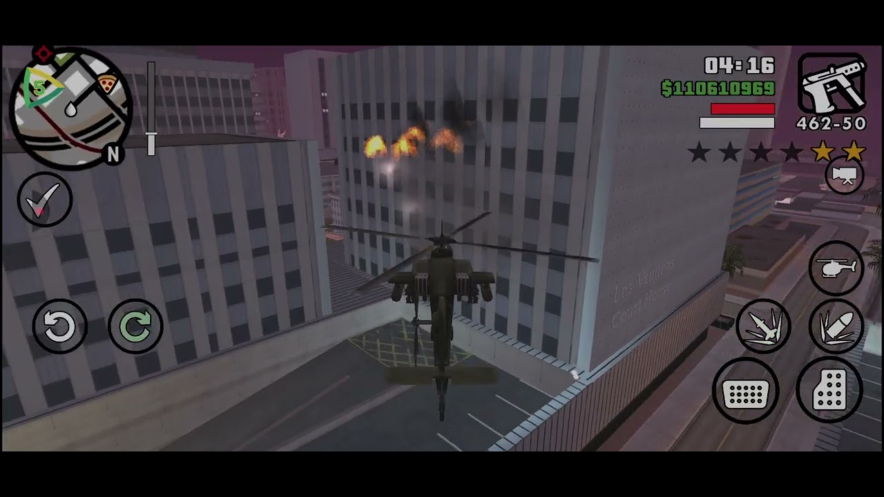 bombing with chopper 