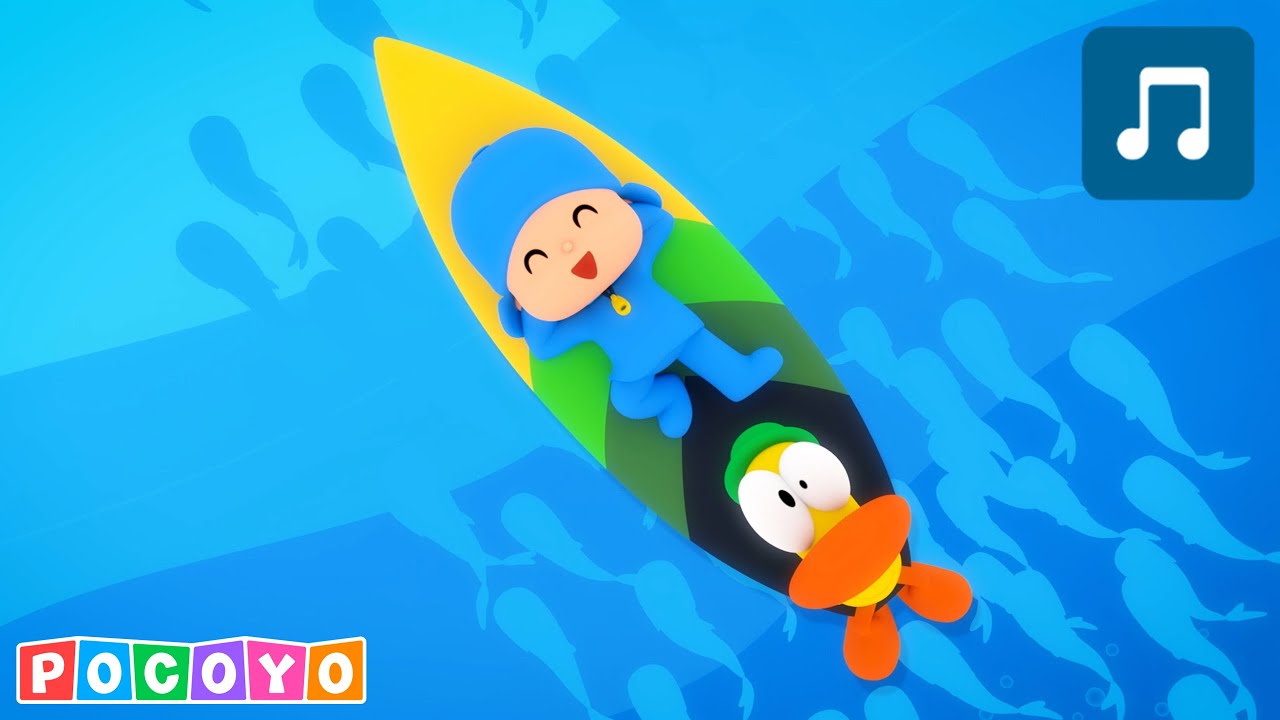 🌊 Vamos surfar! 🏄 Surfe nas ondas com o Pocoyo e vamos DANÇAR | Pocoyo 🇧🇷 Português Brasil | Músicas