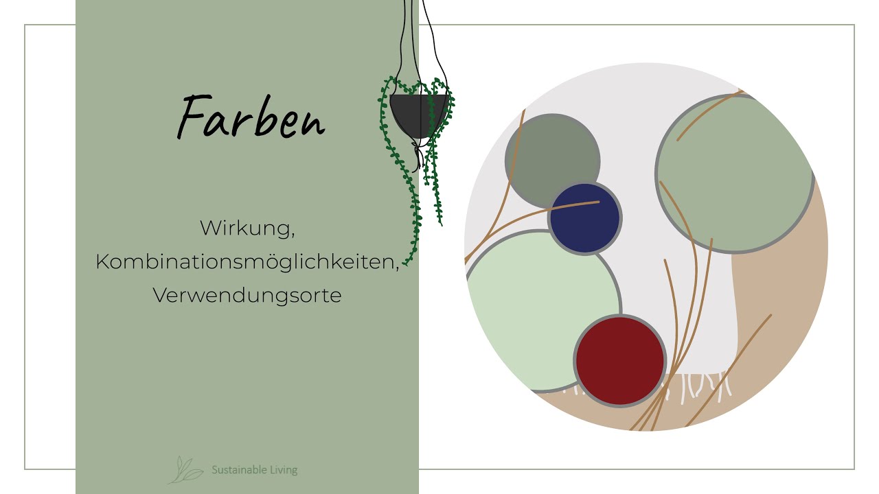 Farben – Wirkung im Raum verändern, Kombinationsmöglichkeiten, Verwendungsorte I Marie Mandt