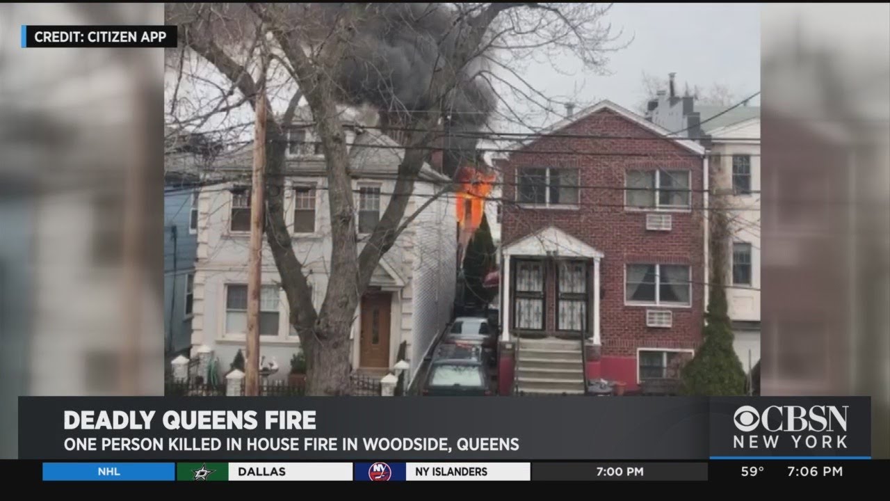One Person Killed In House Fire In Woodside, Queens