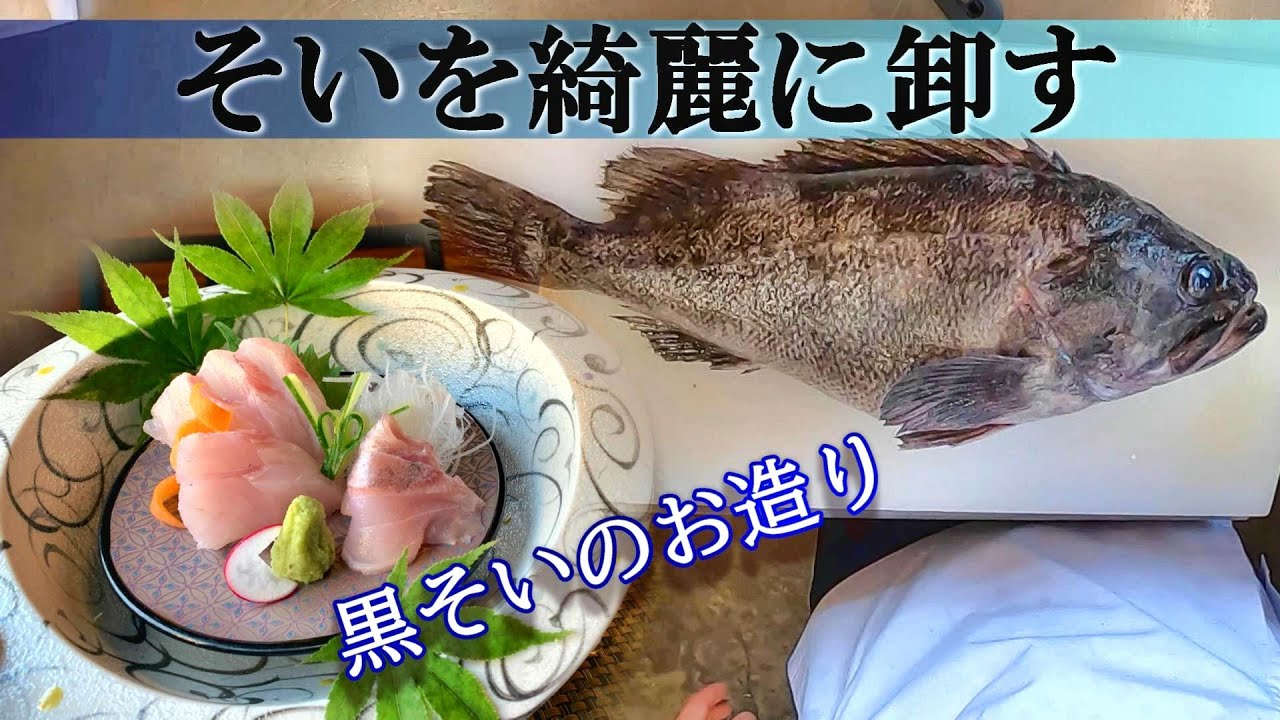 【魚の卸し方】苫小牧産の黒そいの仕込み
