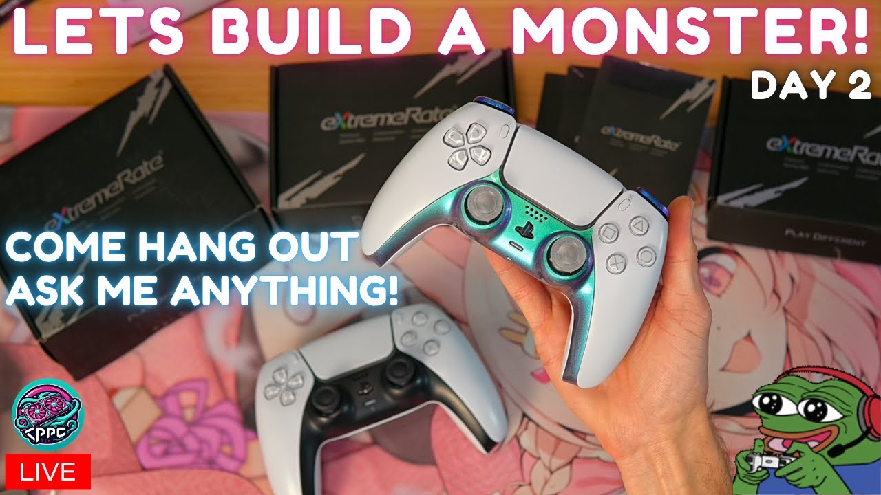 Building The Ultimate PS5 Controller - Clicky Buttons - Hair Triggers - Hall Effect & More! DAY 2