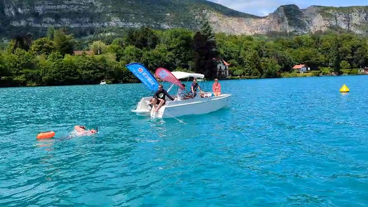 Traversée du lac d'Annecy à la nage !