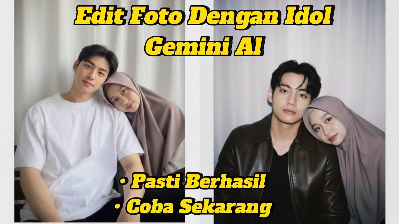 Cara Edit Foto Polaroid Dengan Idol Di Gemini Al | Edit Foto Dengan Idol 