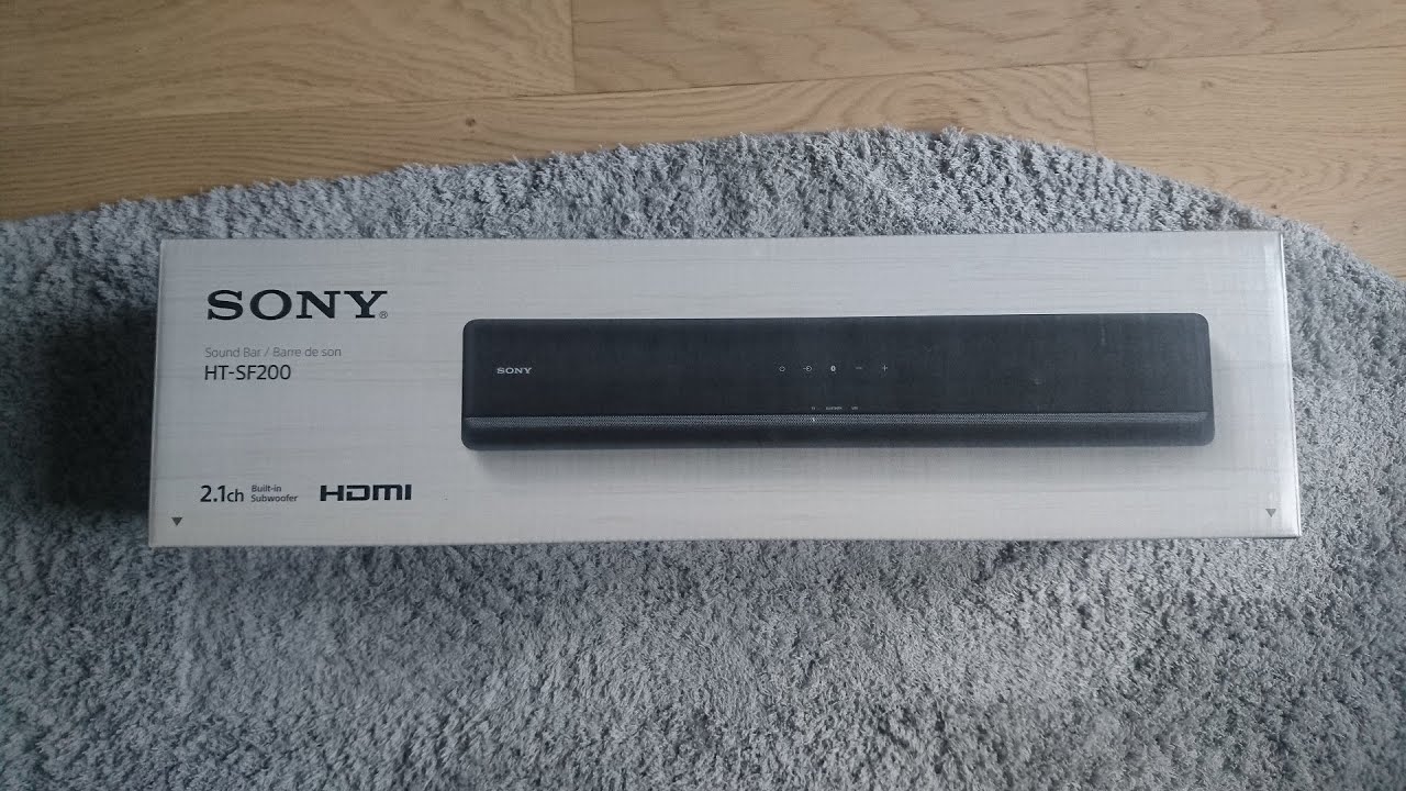 Sony HT-SF200 - Comme une enceinte Bluetooth!
