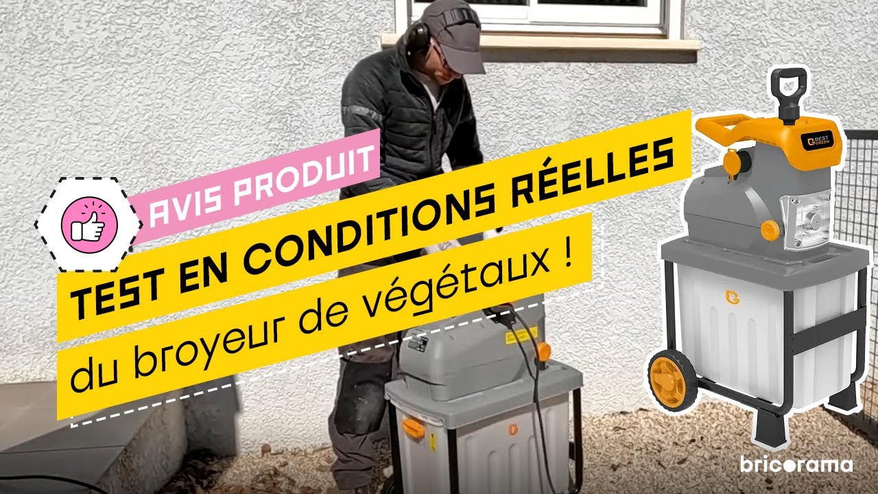 Broyeur de v&eacute;g&eacute;taux Bestgreen : Jusqu'&agrave; 90% de d&eacute;chets r&eacute;duits ? | Bricorama