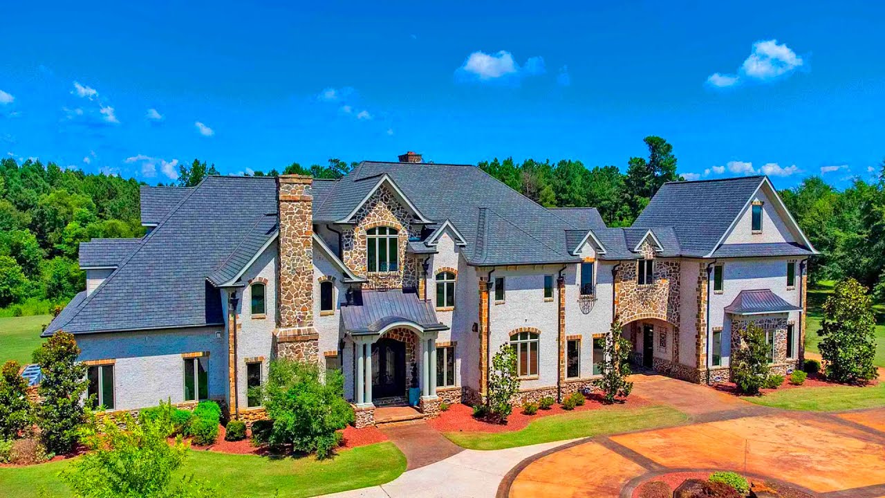 $4,500,000 Mississippi Luxury Mansion Tour. Overview of real estate in the USA.