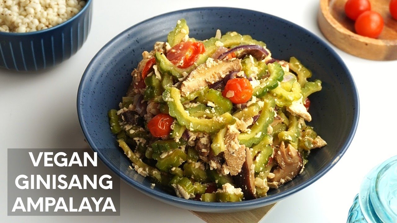 Vegan Ginisang Ampalaya | Sauteed Bitter Gourd