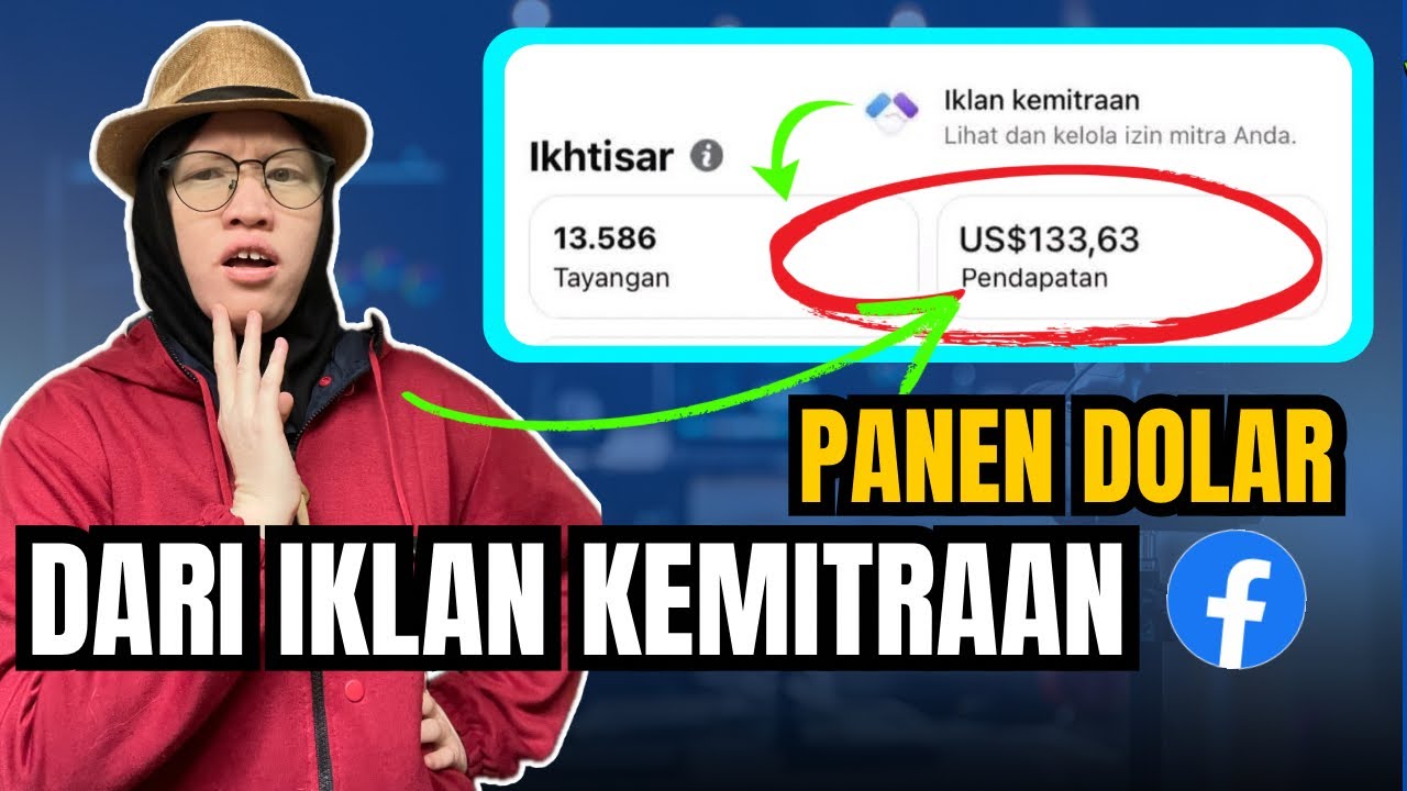 Bongkar Penghasilan monet Iklan Kemitraan yang lagi ramai di FB PRO