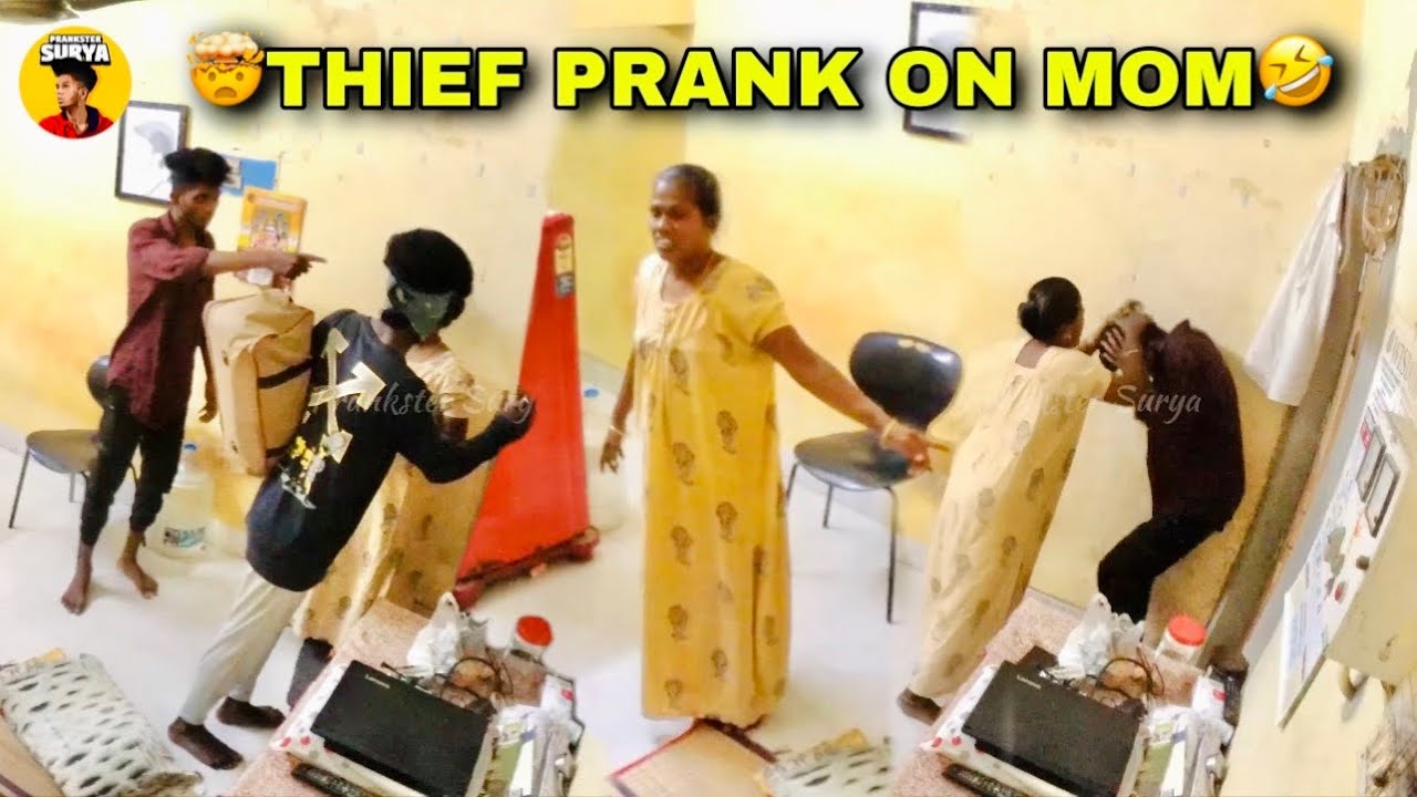 😨THIEF PRANK 2🤯ON MOM😂 | Tamil Prank | Prankster Surya |