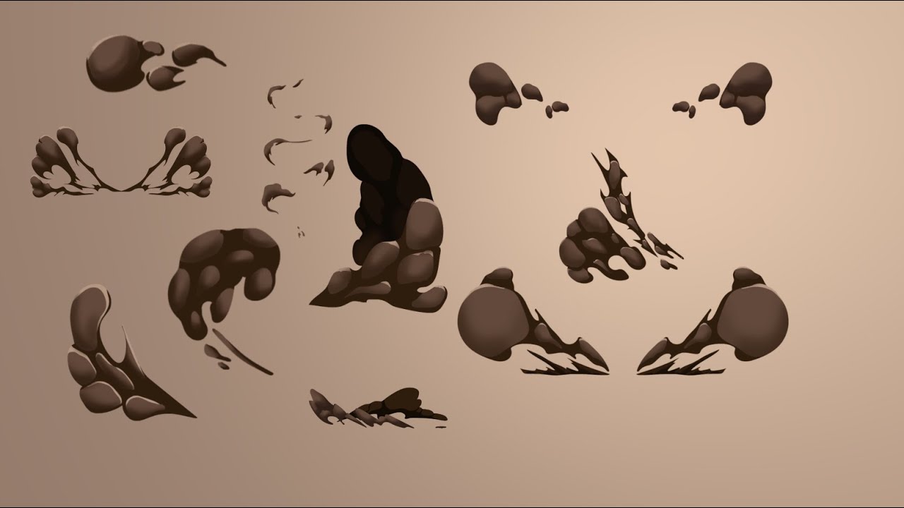 Unity 3D Assets: The 2D Animations Vol.1 - Dust