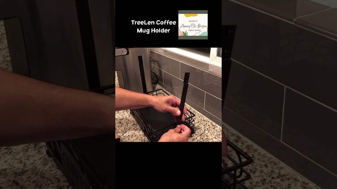☕️🪛 Installation Steps | TreeLen Coffee Mug Holder with Removable Hooks