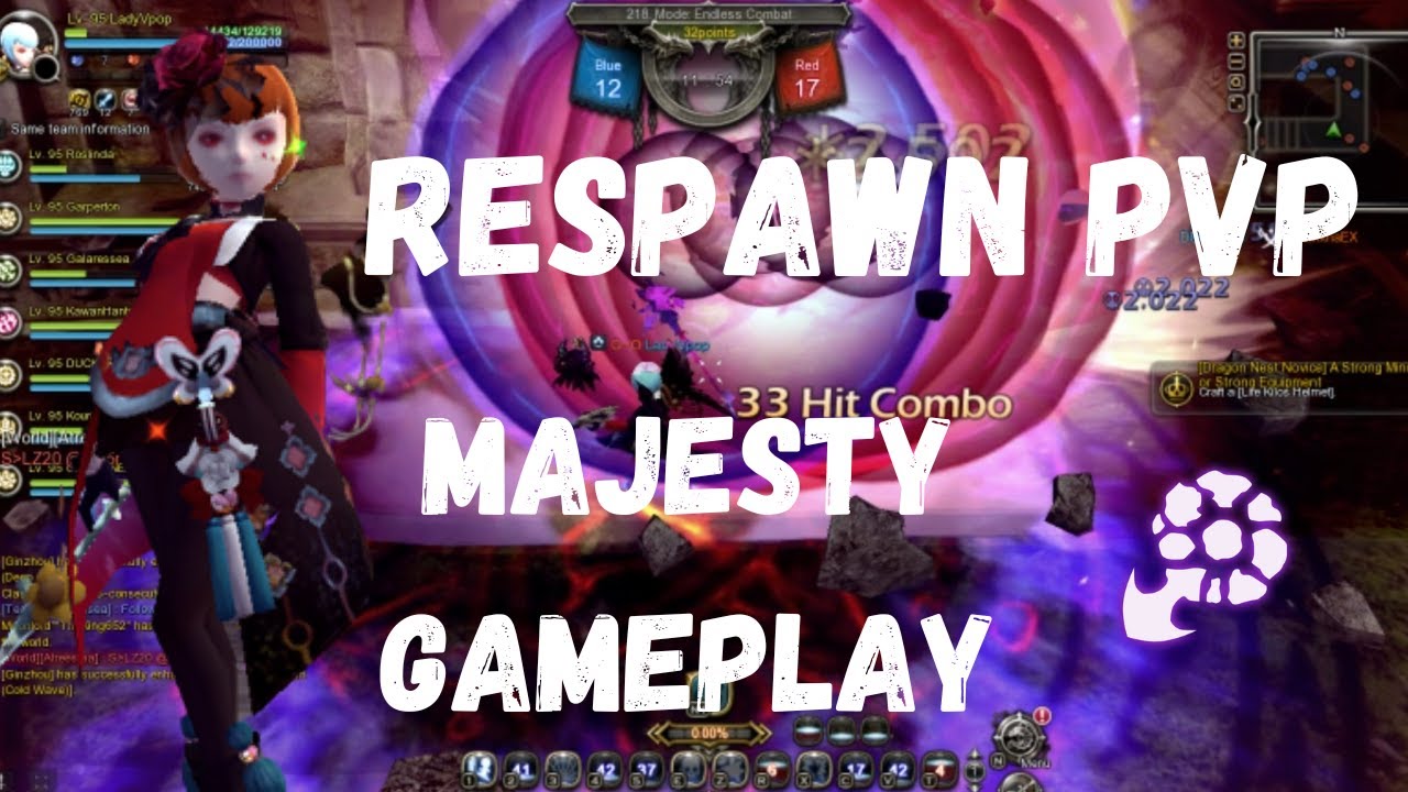 DRAGON NEST SEA | PVP Respawn EP.2 | Majesty Revamped | #LadyVpop #dragonnest #dnsea