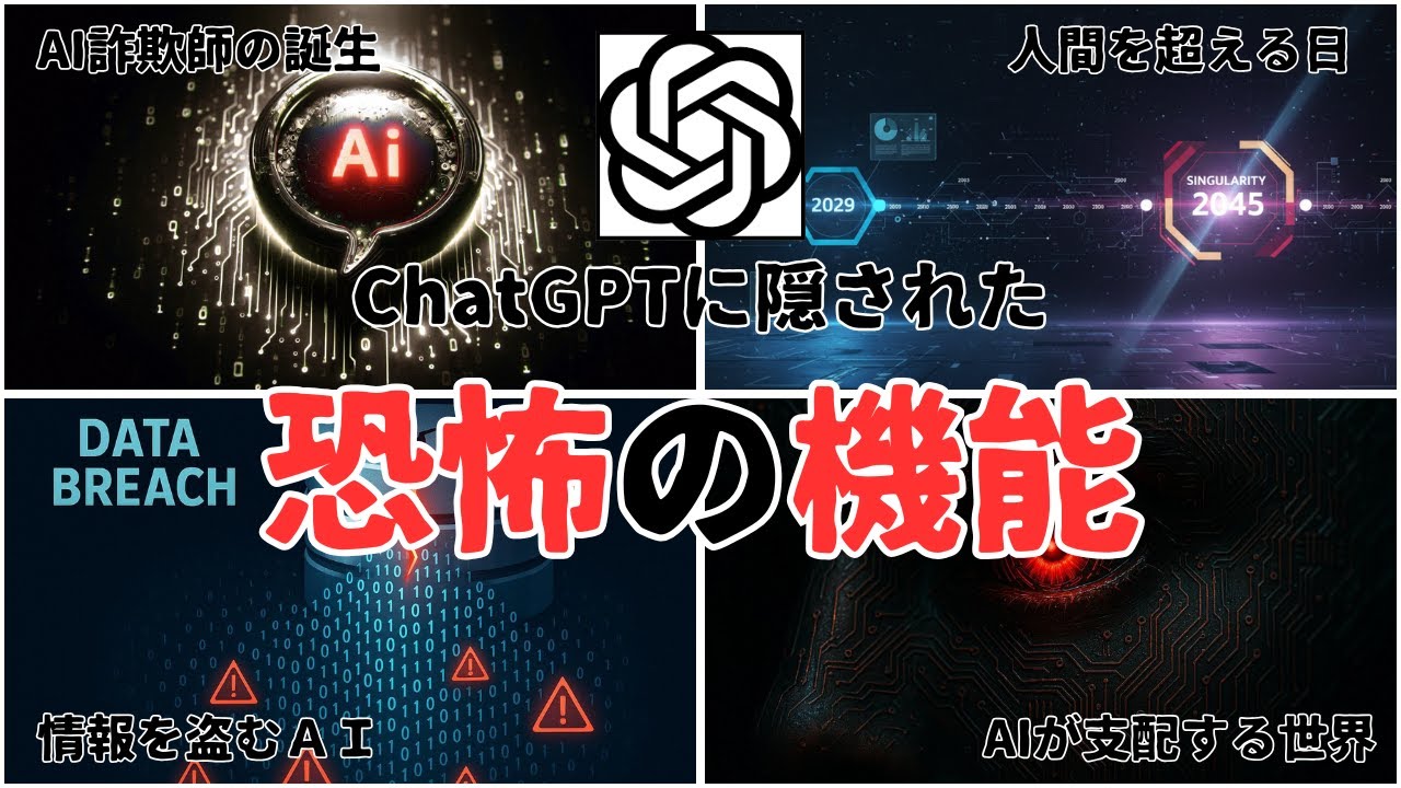 【ゆっくり解説】ChatGPTが隠している恐怖の機能...AIが人類を支配する日は近い