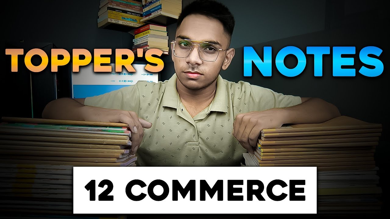 Class 12 Commerce Notes PDF Download - Class 12 Commerce Handwritten Notes class 12
