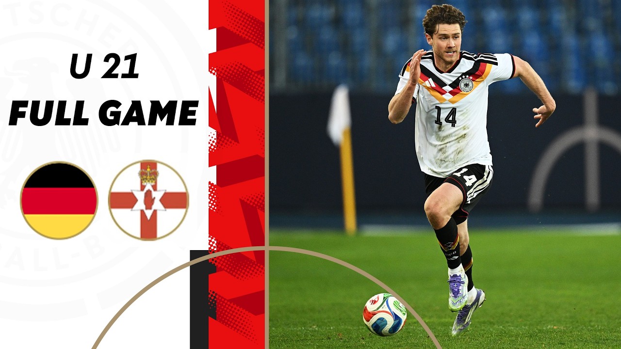 LIVE 🔴 Germany vs Northern Ireland | Under-21 &ndash; EURO Qualifiers