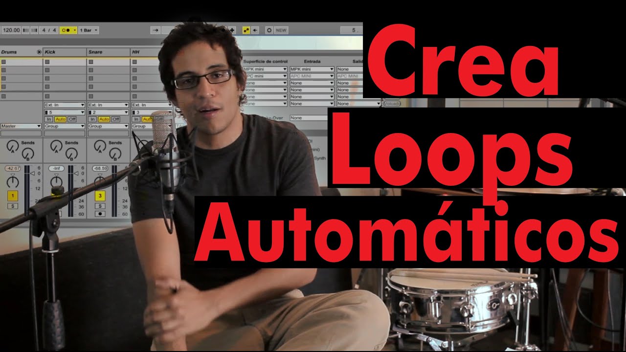 Crea loops sin presionar botones ni pedales  / Make loops withuot press buttons or pedals