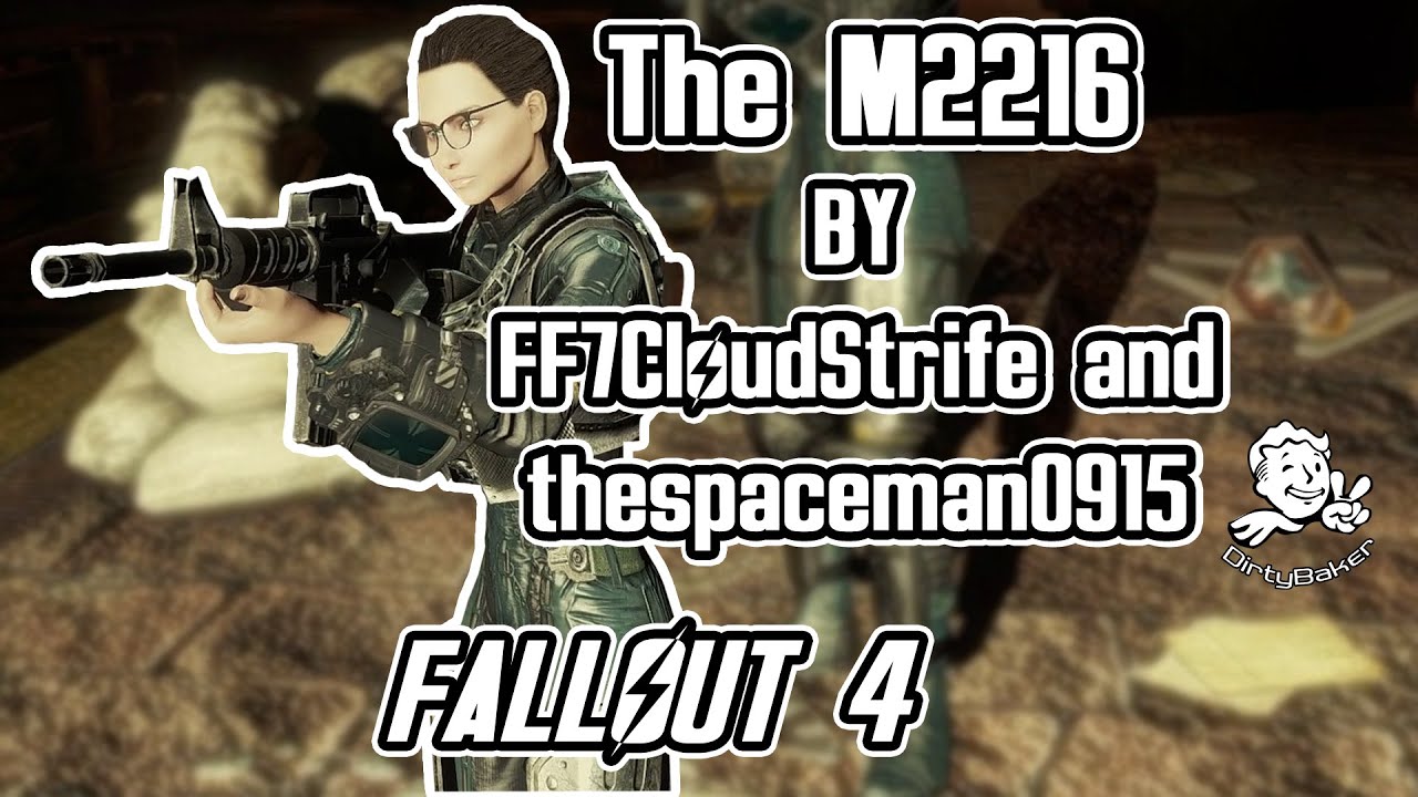FALLOUT 4 MOD New Weapon M2216 Assault Rifle