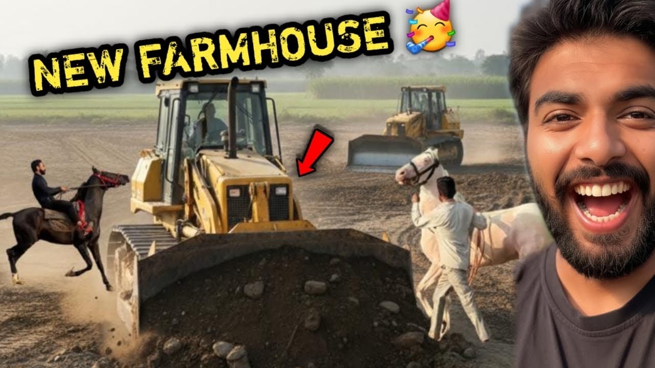 🔥Ab Banega Luxury Farmhouse🥳 Ghode Or Cow Ke Liye Bohot Kamal Ka Luxury Farmhouse Banne Waala hai 😍