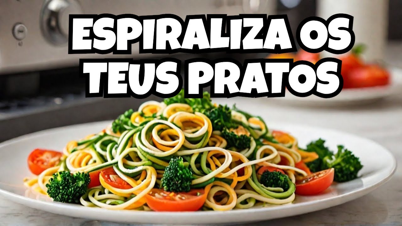 Transforme os seus pratos com o novo espiralizador da Bimby!