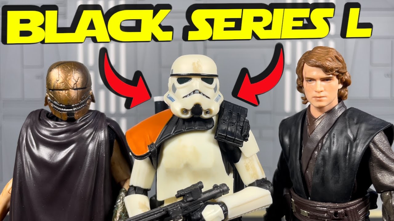 Обзор новой фигурки Энакина Скайуокера, Кимира и Песчаного штурмовика Star Wars Black Series