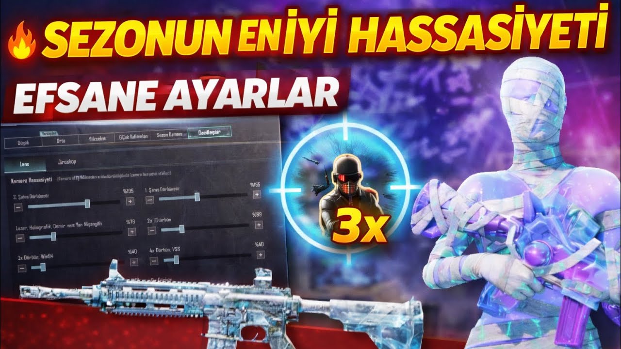 SEZONUN EN İYİ HASSASİYETİ! Ve Joystick Kontrolu | PUBG Mobile #pubgsensitivity 