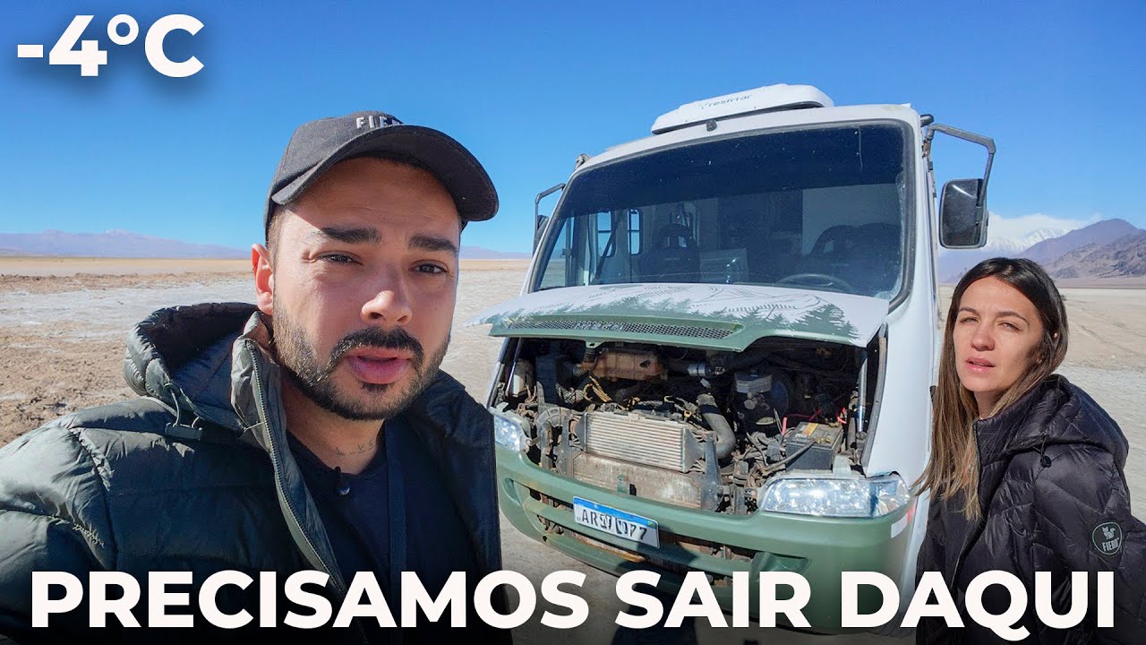 Tivemos problemas no deserto de sal com o motorhome - Ep.23