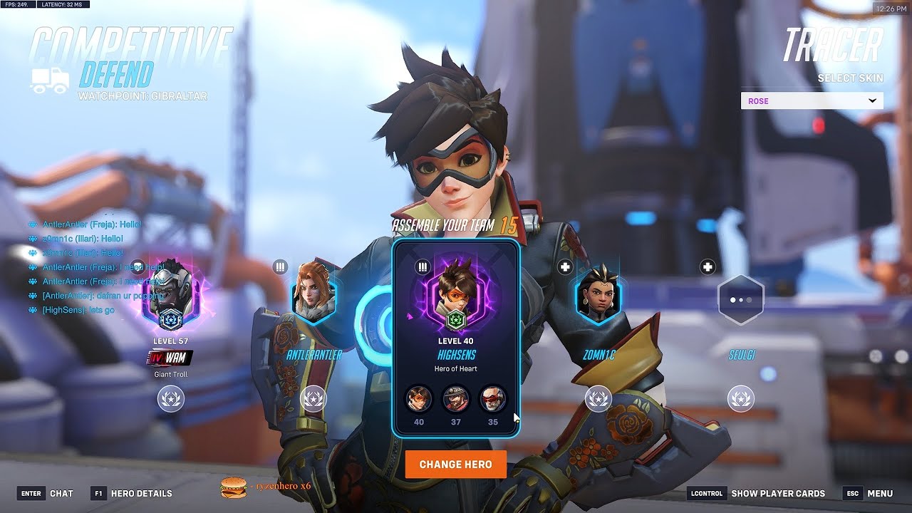 Dafran The Rank #1 Tracer in Overwatch 2 - Gameplay Season 18 Top 500