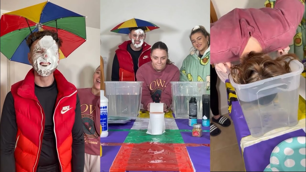 kristen hanby Can You Hold Your Nerves  😅😝🤯🤣  #challenge #funny