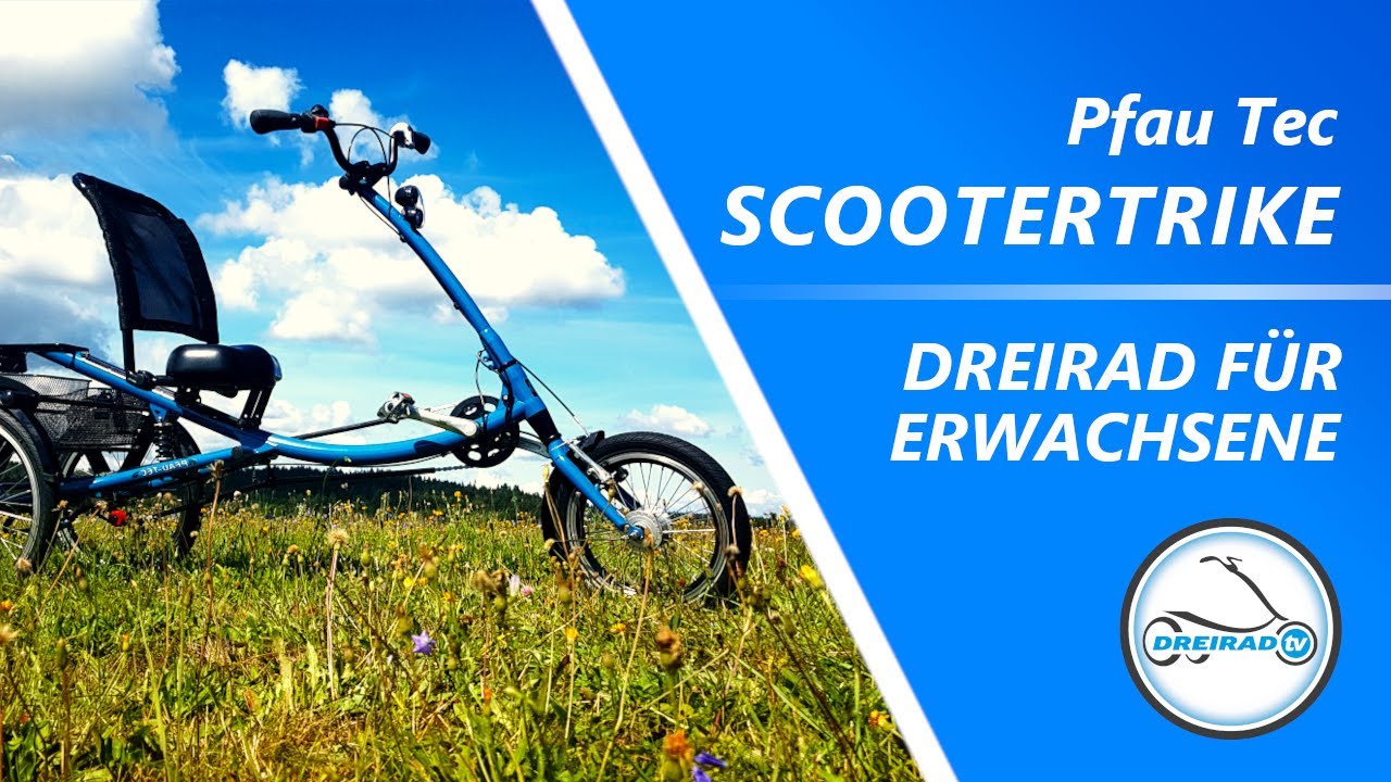 Dreirad für Erwachsene 👍 Pfau-Tec Scootertrike