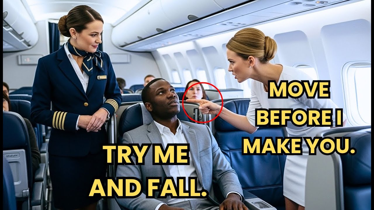 Black CEO Kicked Out of VIP Seat for White Passenger —Froze When He Fired Them All Instantly