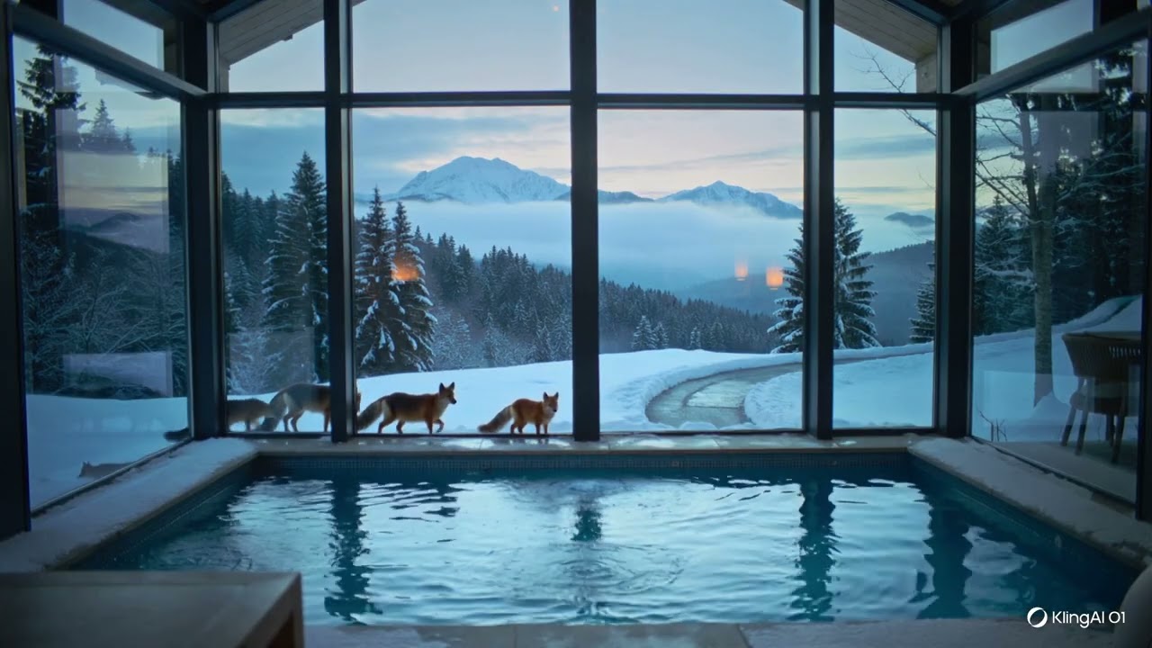 You won't believe this view exists... 🦊❄️ Cozy Mountain Villa