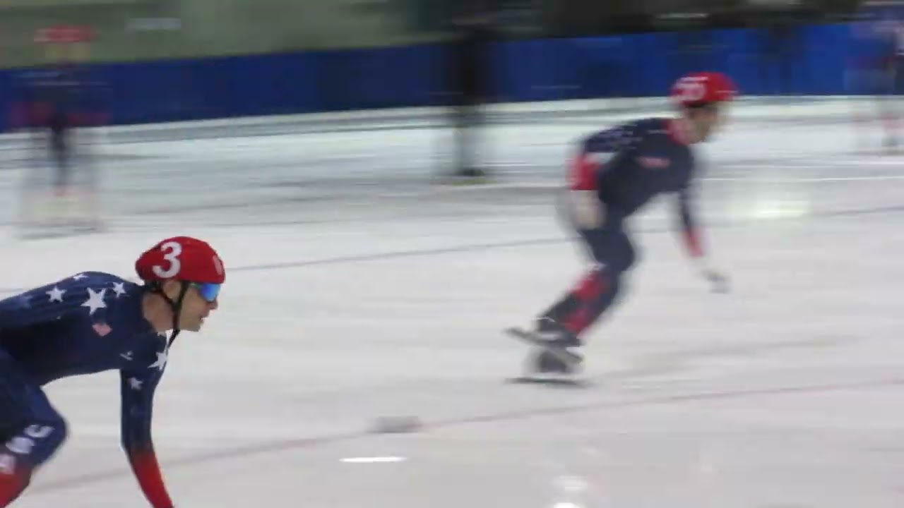 Mens relay Eddie, Keith, Tim and Adam at MIST 2025 speedskating