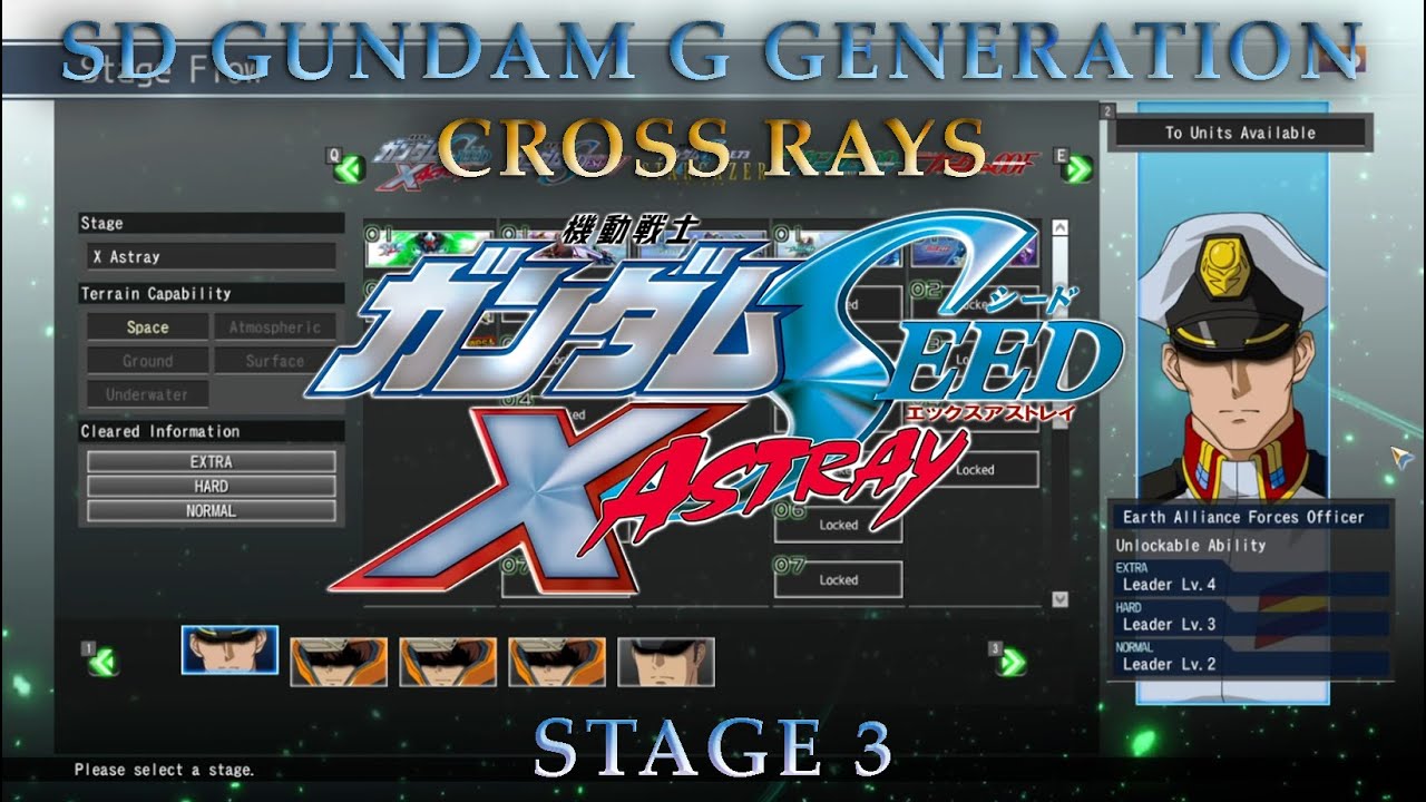 Mobile Suit Gundam Seed X Astray - Stage 3 - SD Gundam G Generation Cross Rays PC